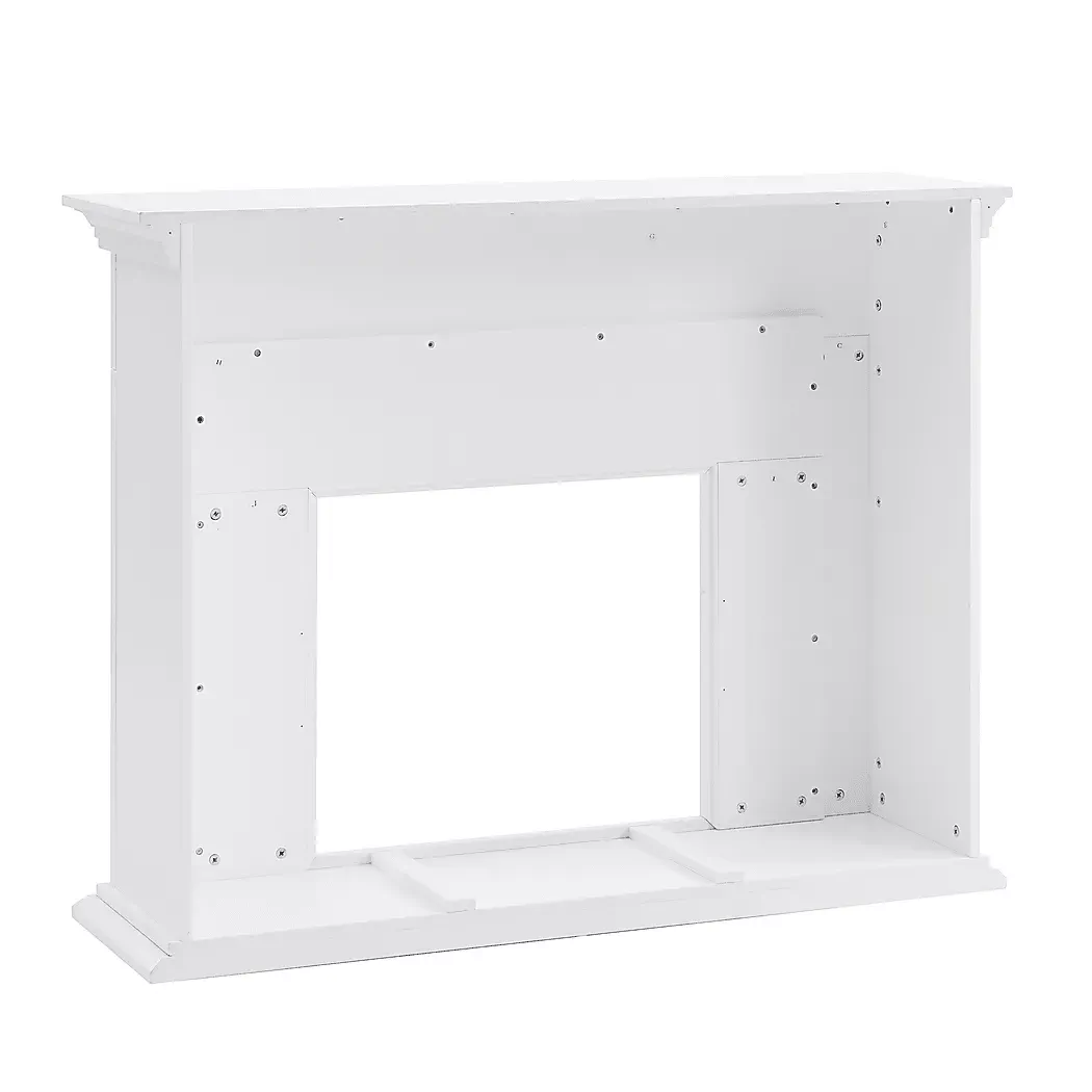 TronewoodIIWhite50in.ConsoleWithElectricLogFireplace 3 TronewoodIIWhite50in.ConsoleWithElectricLogFireplace