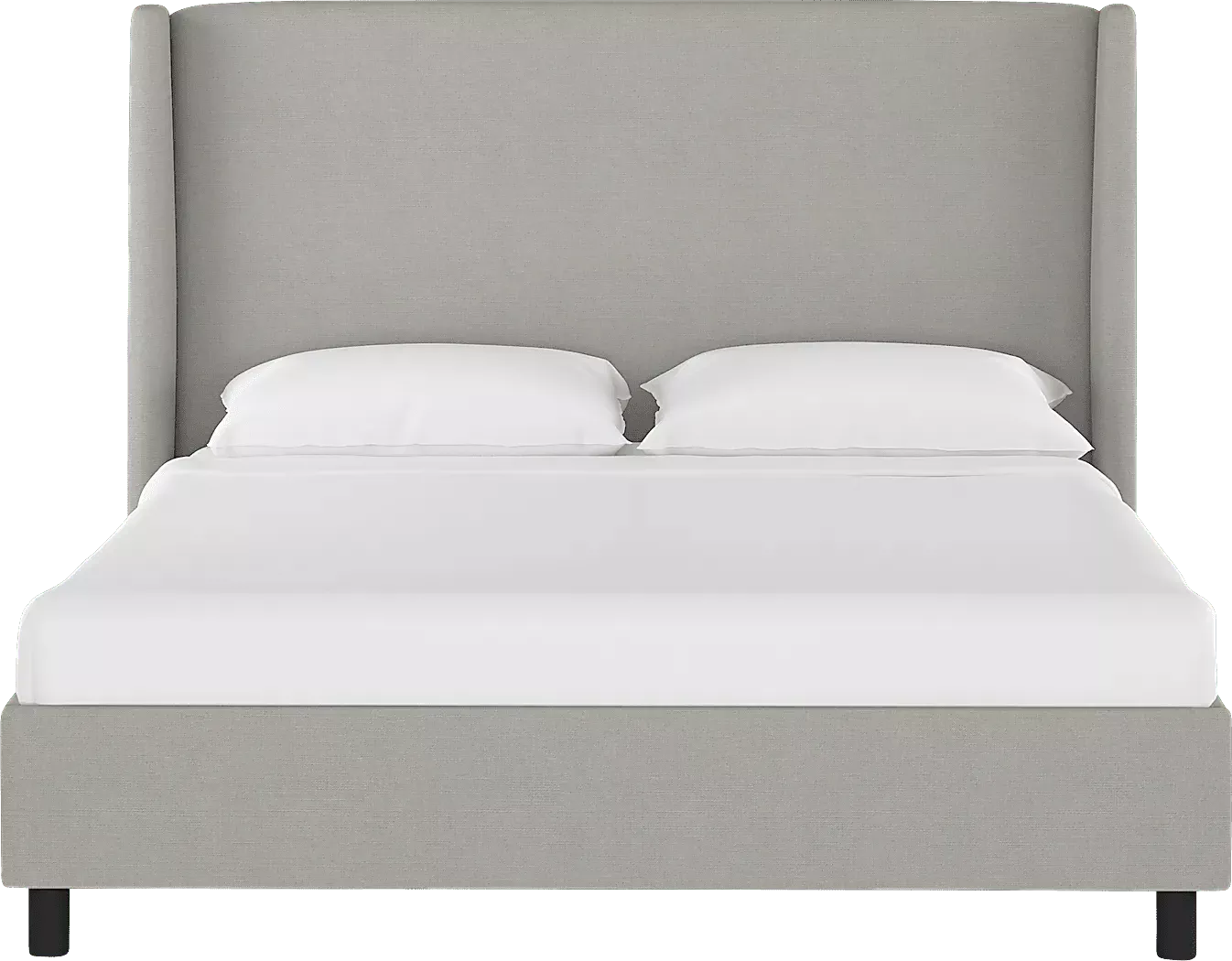 CreamyHuesGrayQueenUpholsteredBed 2 CreamyHuesGrayQueenUpholsteredBed