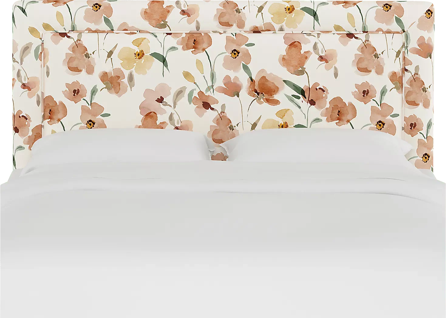 KidsSweetPlainsCreamFullUpholsteredHeadboard