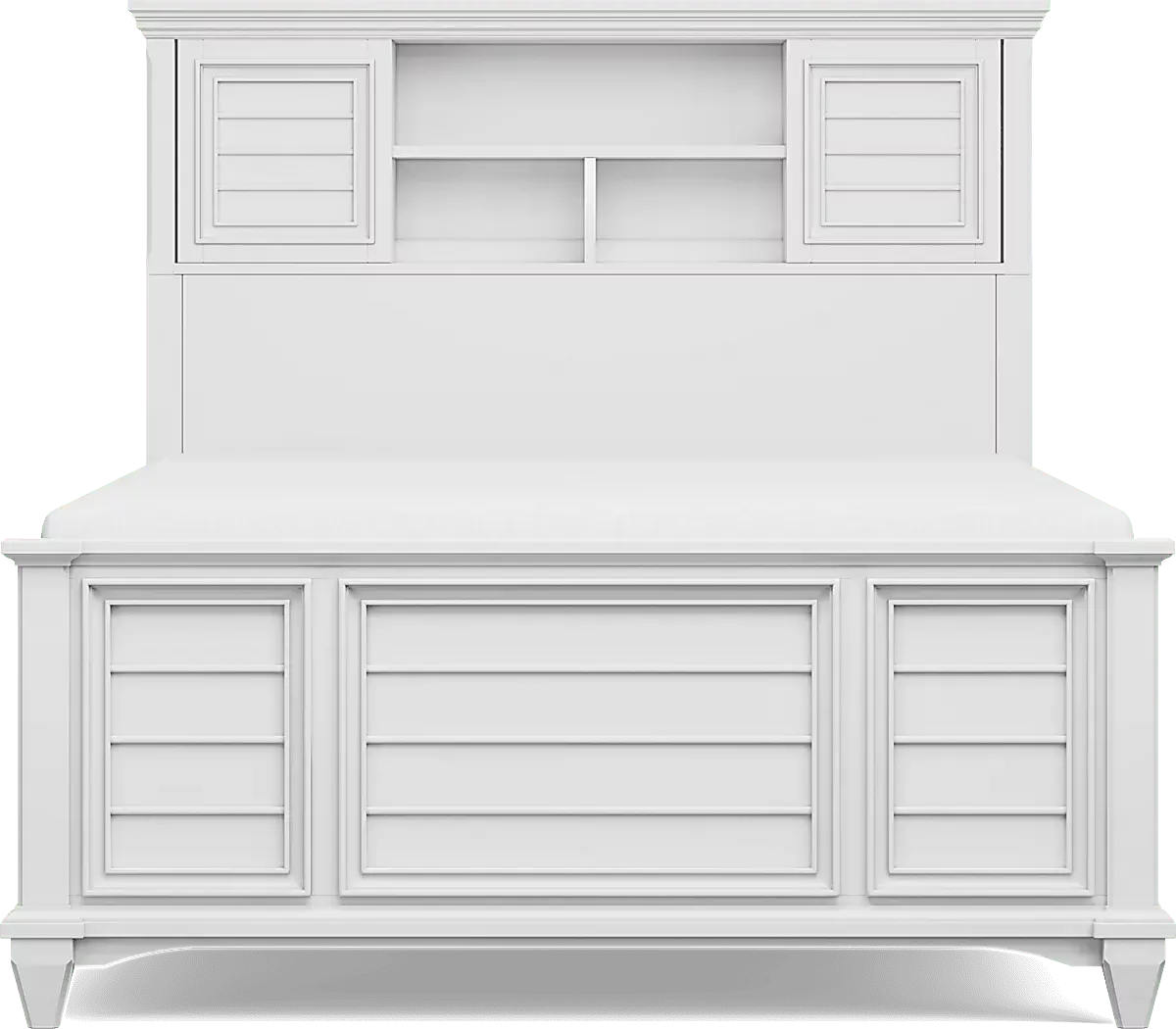 KidsHiltonHeadWhiteFullBookcaseBedroom 3 KidsHiltonHeadWhiteFullBookcaseBed
