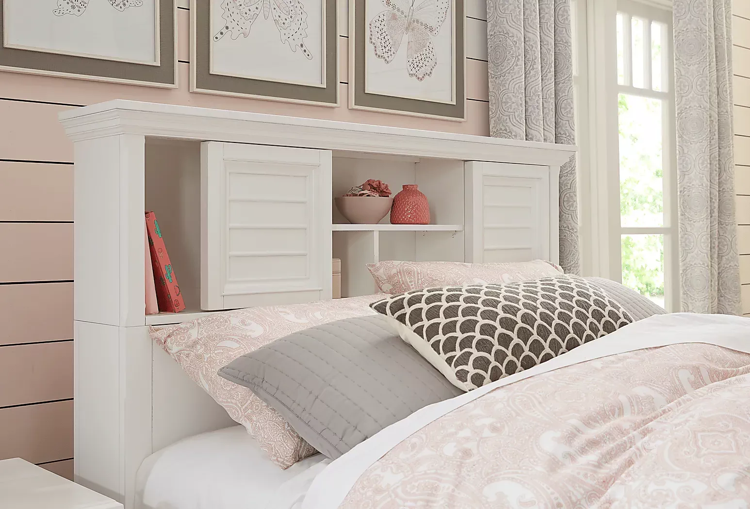 KidsHiltonHeadWhiteFullBookcaseBedroom 4 KidsHiltonHeadWhiteFullBookcaseBed
