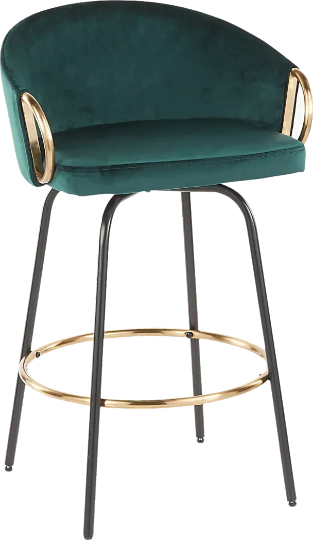 CherlynGreenVelvetCounterHeightStool,Setof2 2 CherlynGreenVelvetCounterHeightStool,Setof2