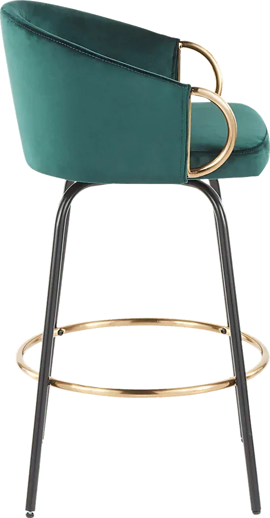CherlynGreenVelvetCounterHeightStool,Setof2 3 CherlynGreenVelvetCounterHeightStool,Setof2