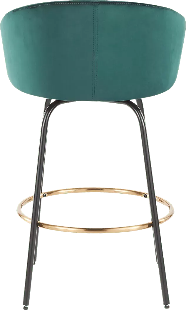 CherlynGreenVelvetCounterHeightStool,Setof2 5 CherlynGreenVelvetCounterHeightStool,Setof2
