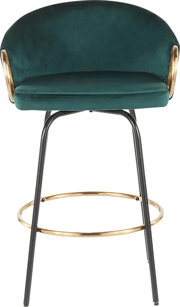 CherlynGreenVelvetCounterHeightStool,Setof2 6 CherlynGreenVelvetCounterHeightStool,Setof2