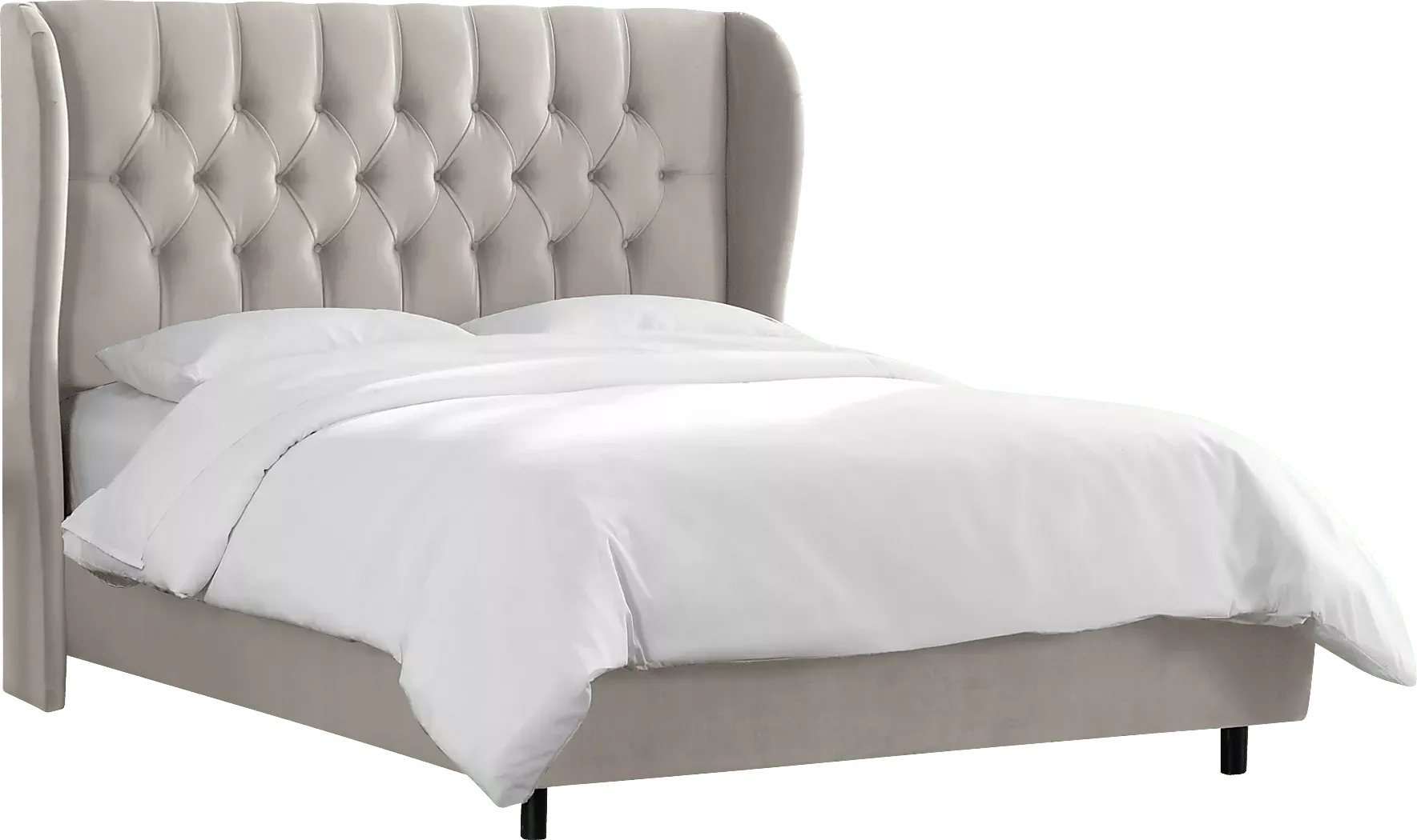 KidsWhitmereLightGrayFullBed