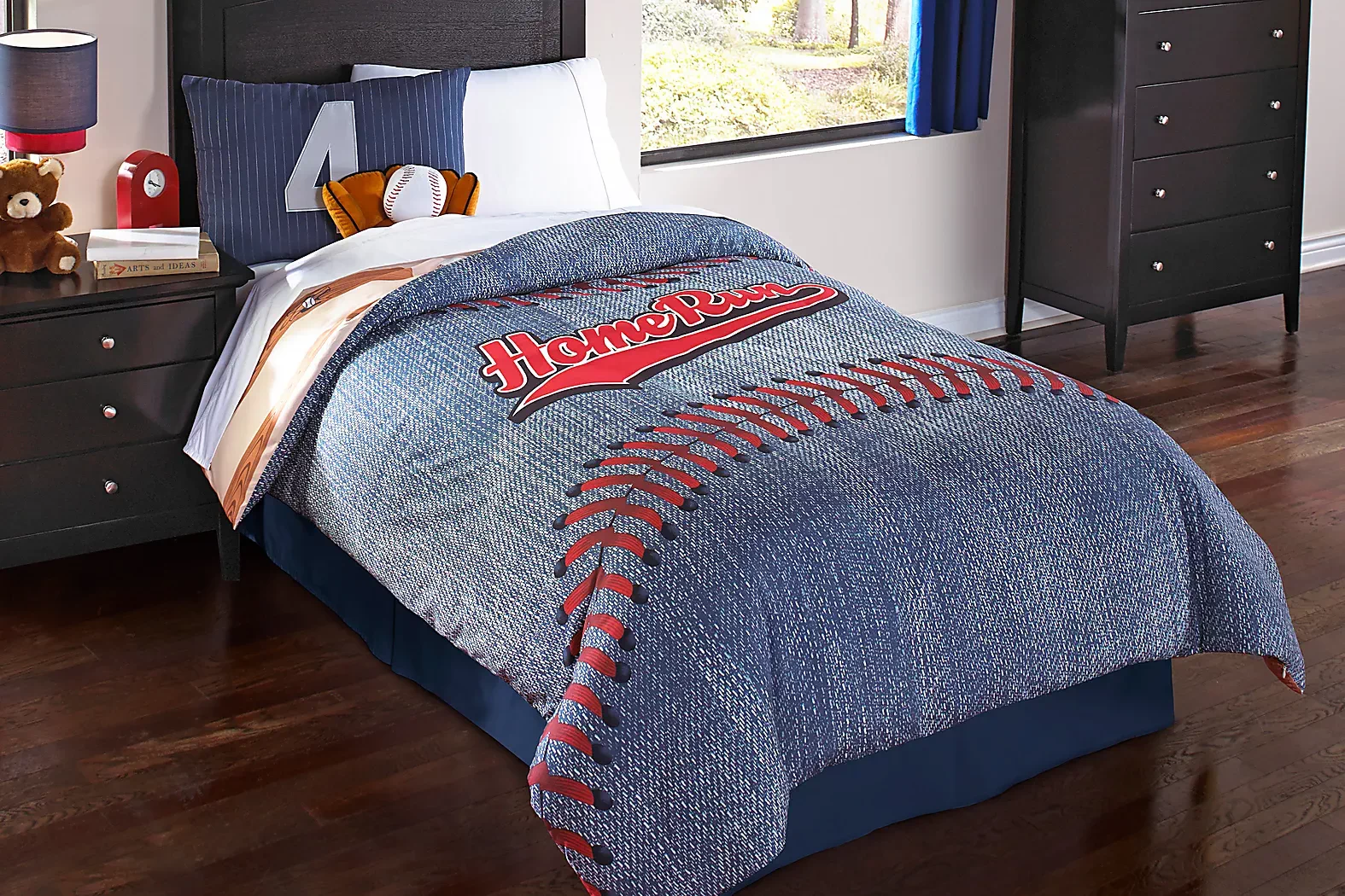 KidsBaseballDreamsBlueFullComforterSet 1 KidsBaseballDreamsBlueFullComforterSet