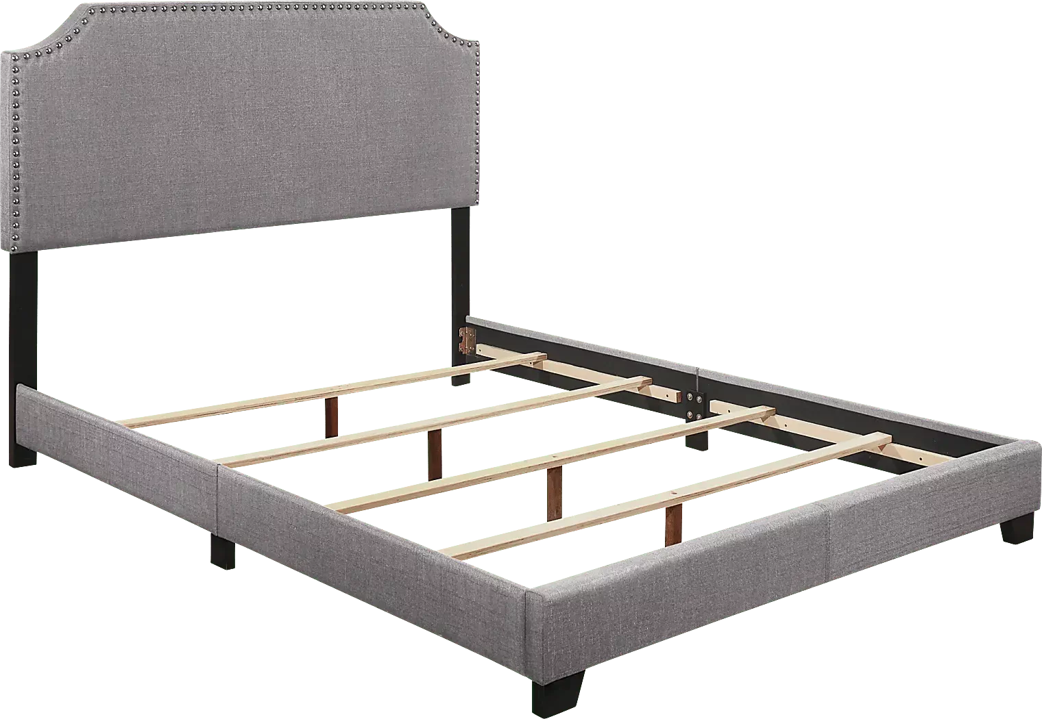CarshaltonGrayKingUpholsteredBed 4 CarshaltonGrayKingUpholsteredBed