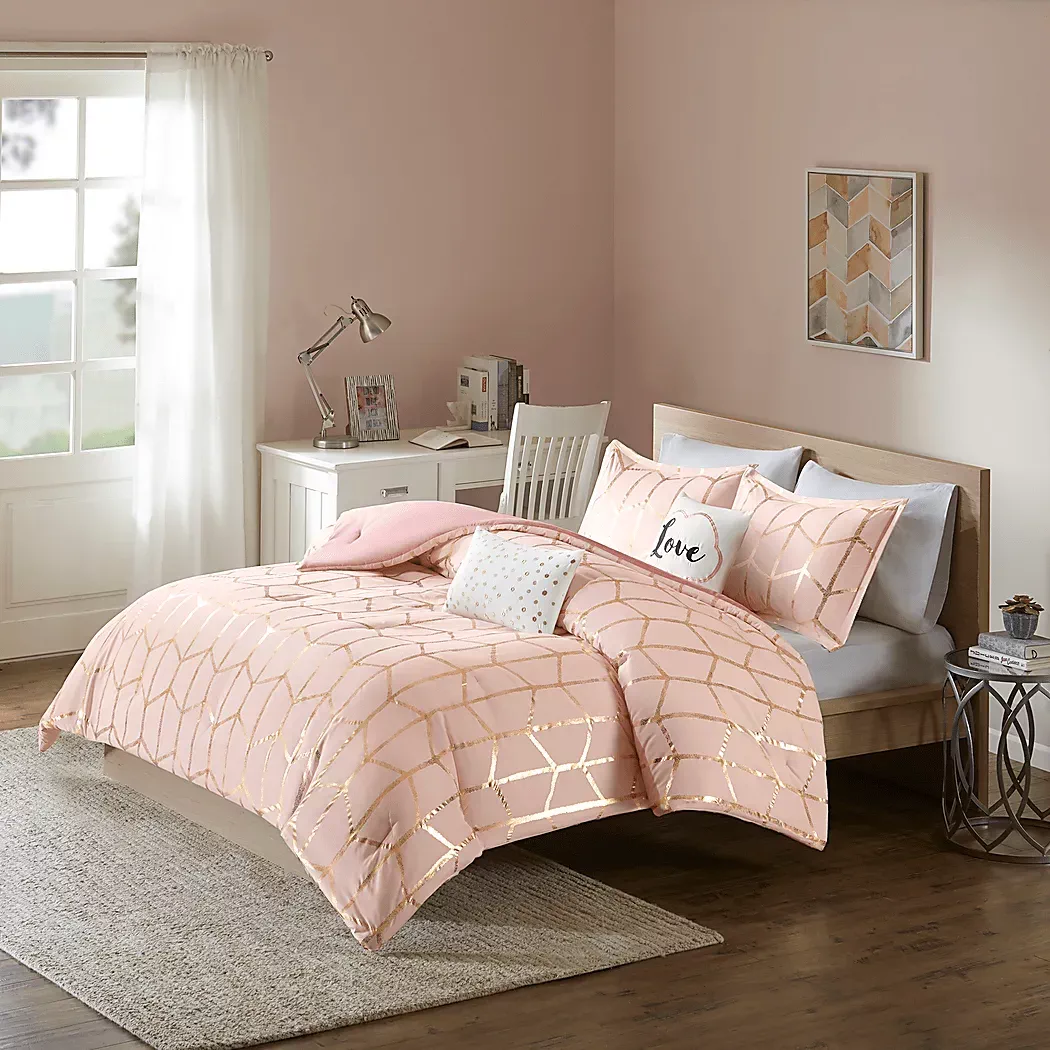KidsPenmareBlushTwinComforterSet 1 KidsPenmareBlushTwinComforterSet