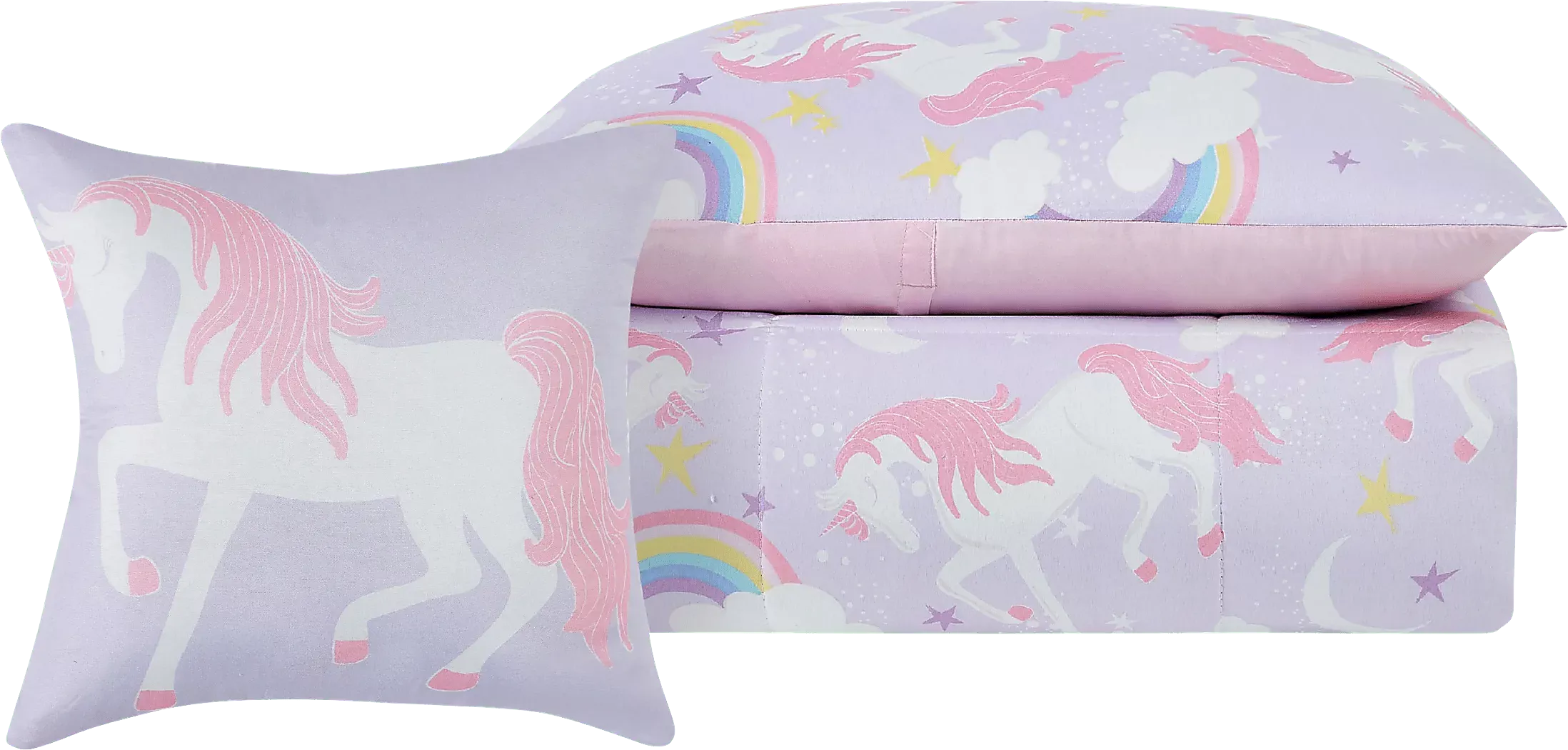 KidsCottonCandyUnicornPurpleFullComforterSet 2 KidsCottonCandyUnicornPurpleFullComforterSet