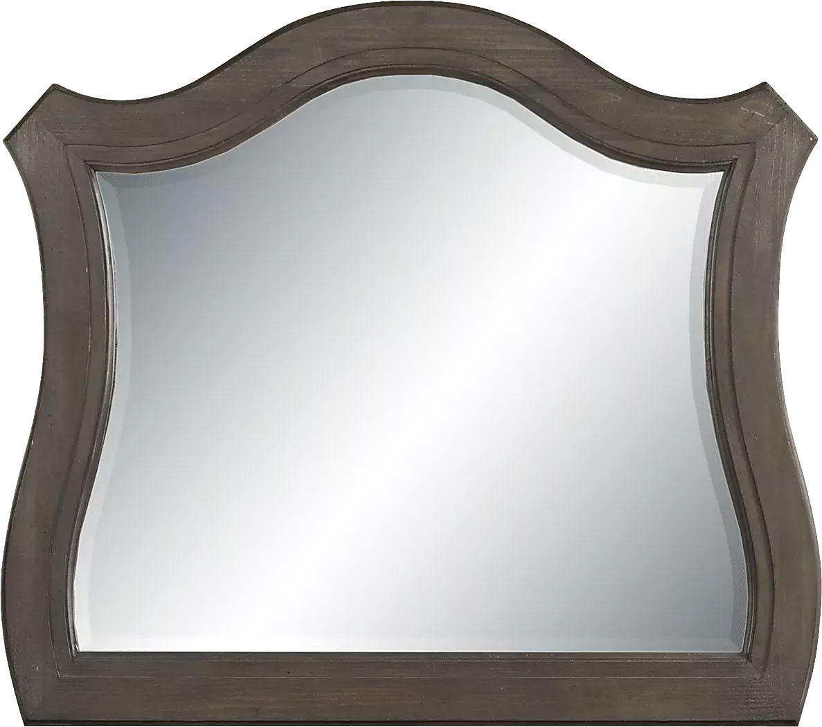 ArmitageDarkBrown5PcKingUpholsteredBedroom 10 ArmitageDarkBrownMirror