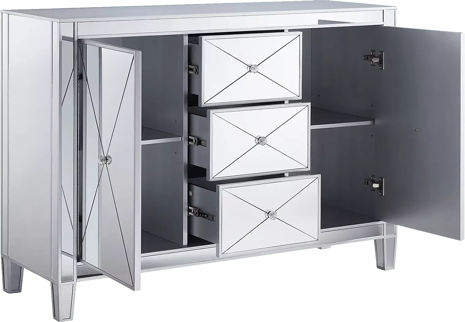 HarrisglenSilverLargeAccentCabinet 2 HarrisglenSilverLargeAccentCabinet
