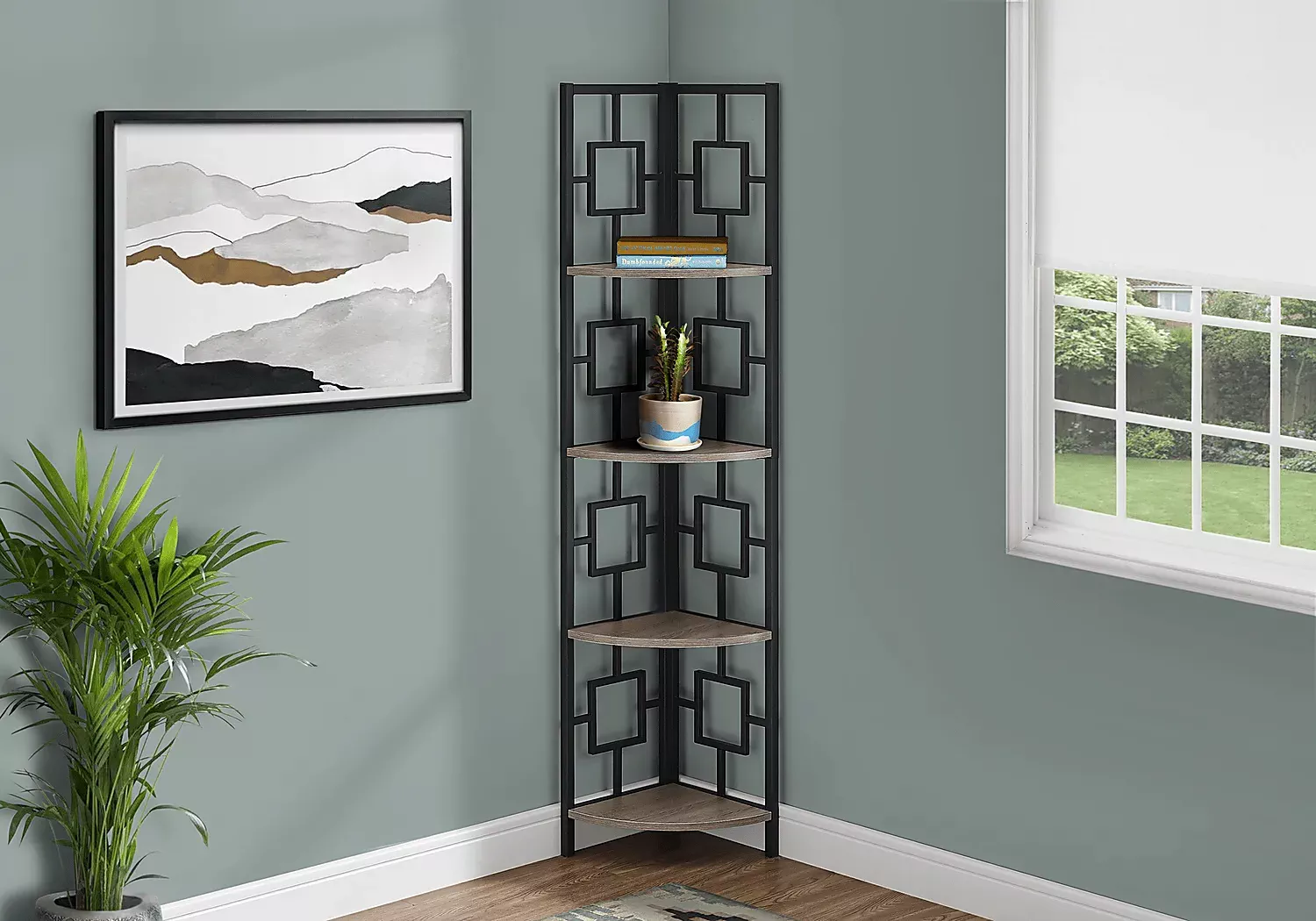 DormineyDarkTaupeBookcase 1 DormineyDarkTaupeBookcase