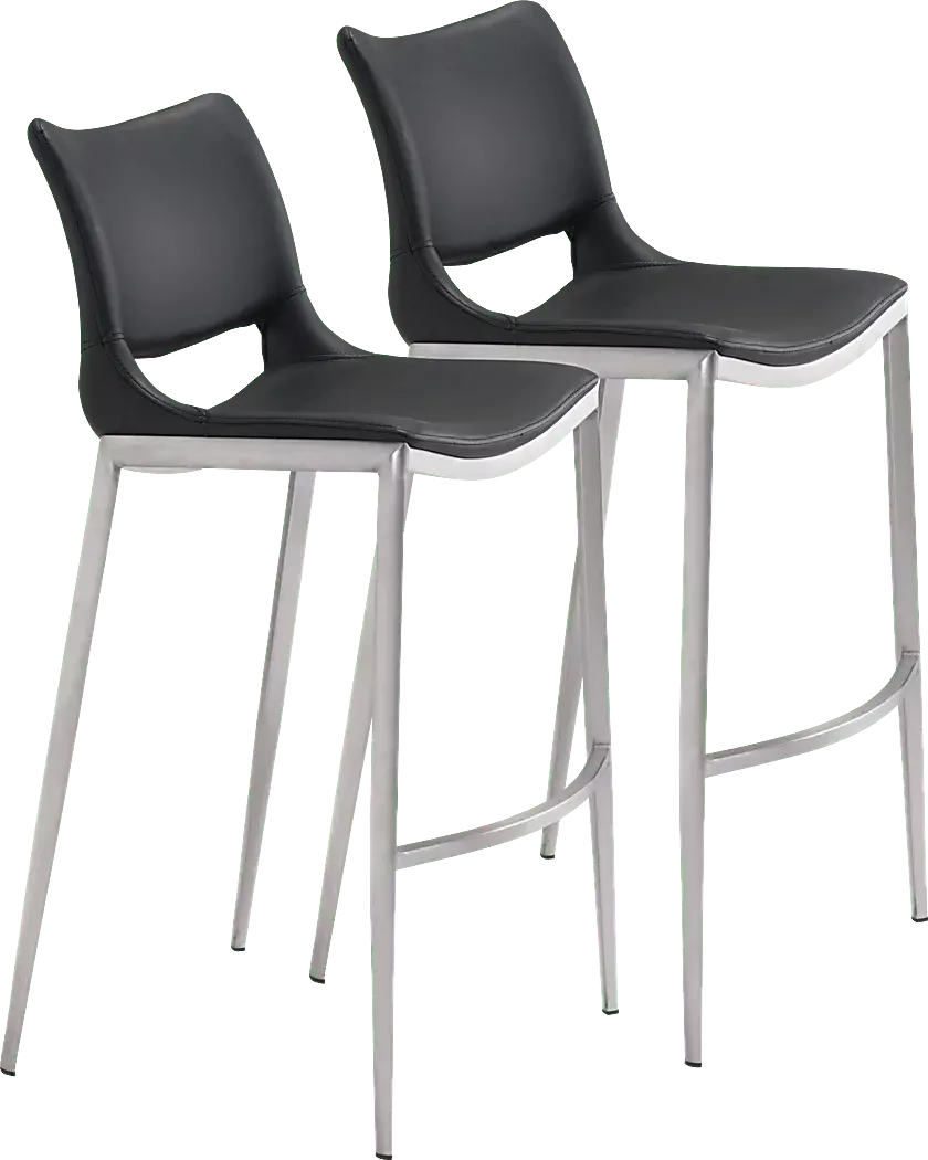 BeacherBlackBarstool,Setof2 1 BeacherBlackBarstool,Setof2
