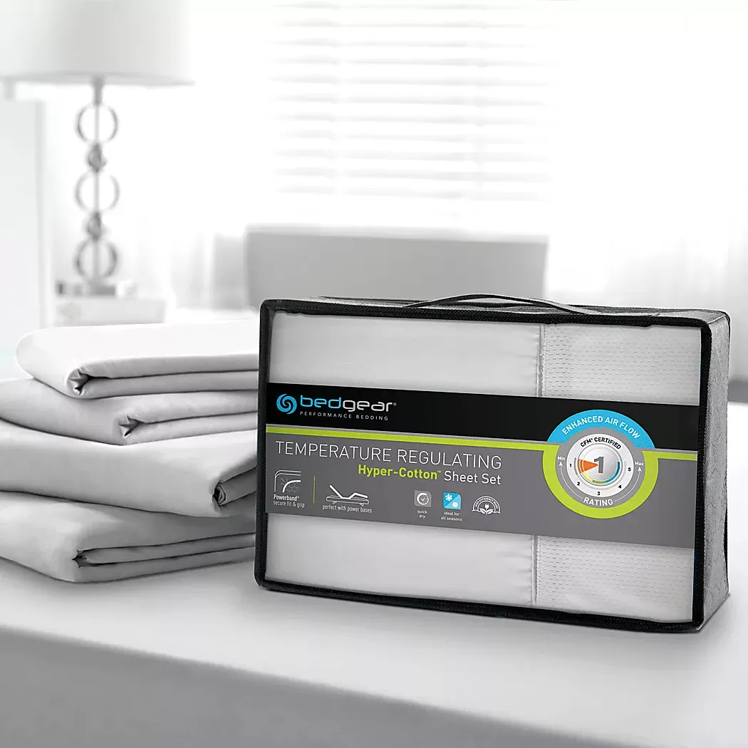BedgearBasicBrightWhite4PcKingBedSheetSet 2 BedgearBasicBrightWhite4PcKingBedSheetSet