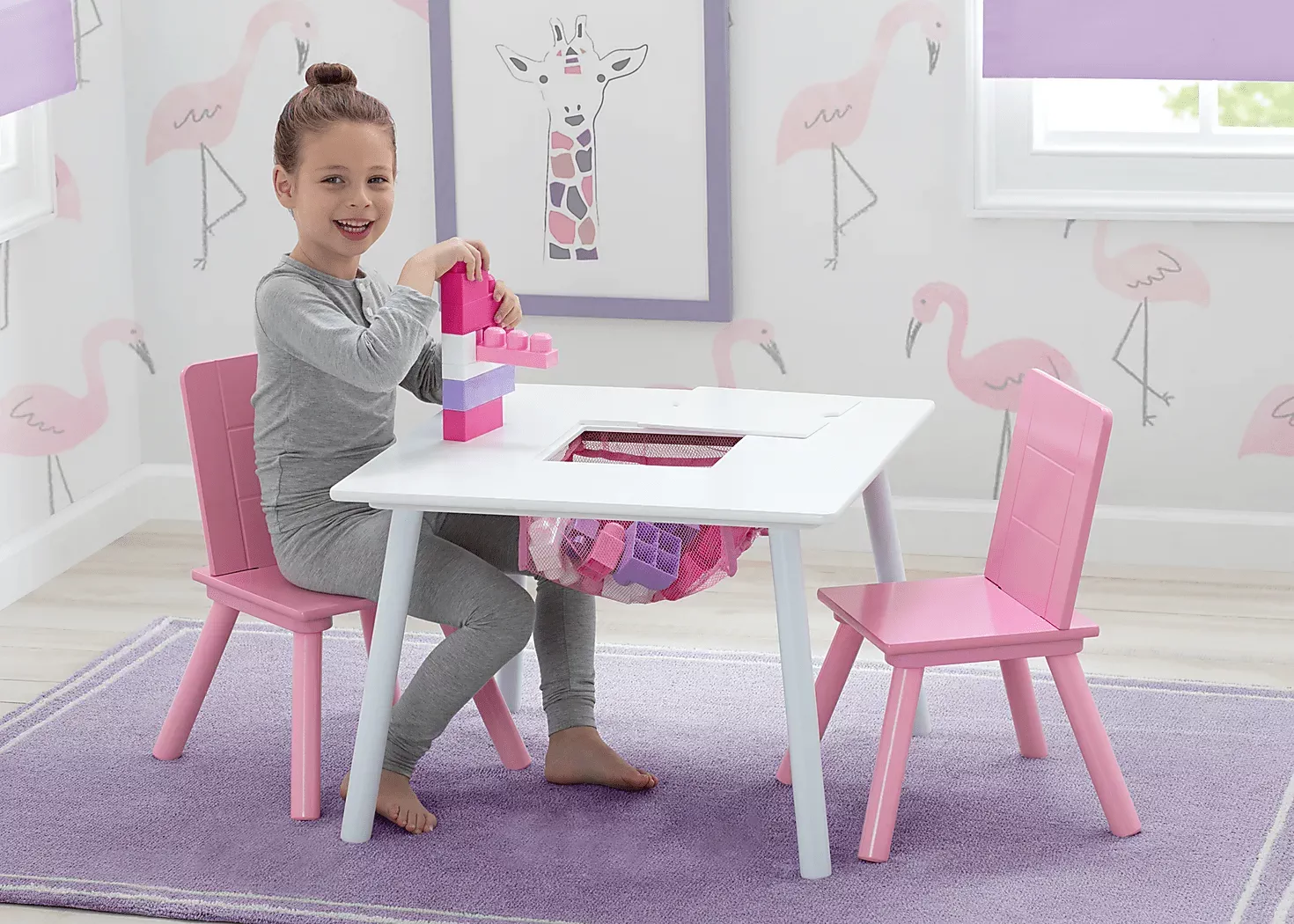 KidsColoringTimeWhiteTableSet 5 KidsColoringTimeWhiteTableSet
