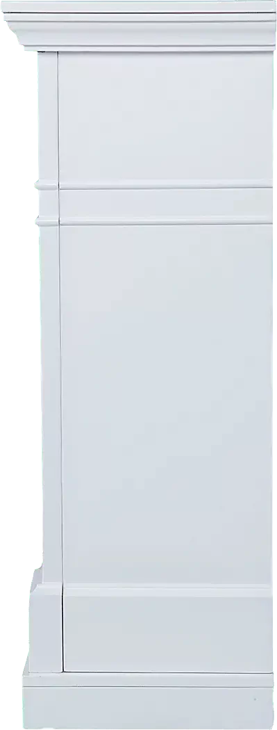 TalmadgeIIWhite48in.ConsoleWithElectricLogFireplace 4 TalmadgeIIWhite48in.ConsoleWithElectricLogFireplace