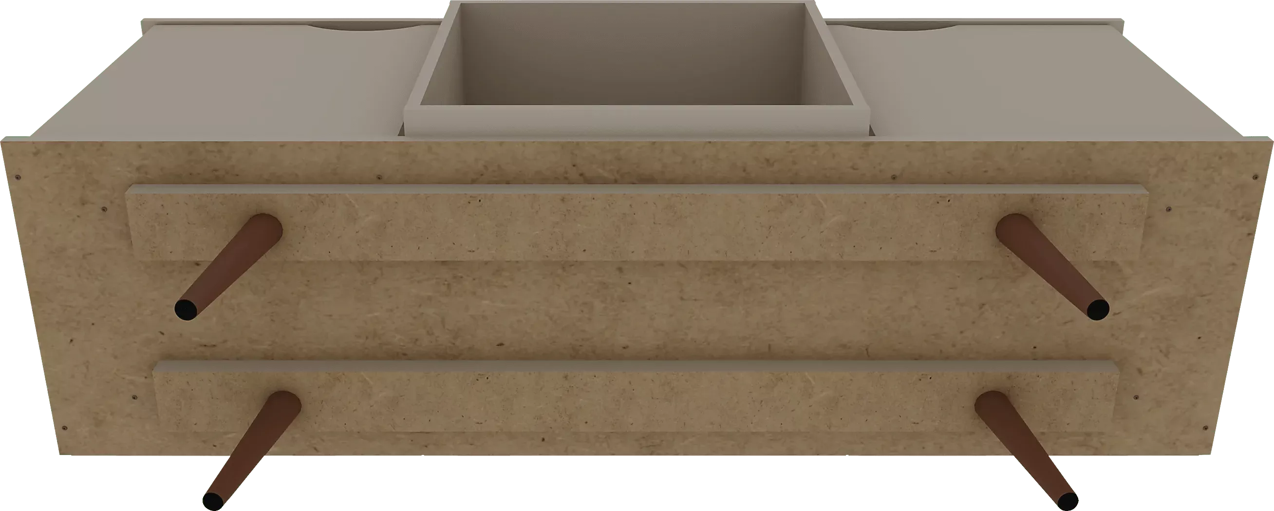 CedargulfBeige54in.Console 7 CedargulfBeige54in.Console