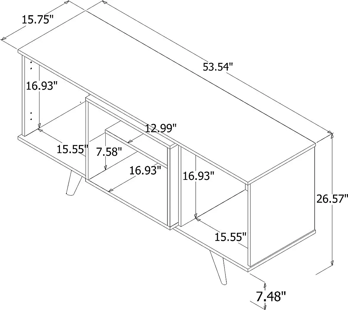 CedargulfMaple54in.Console 12 CedargulfMaple54in.Console