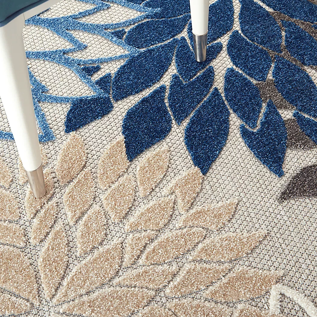 AudryBlue5'x8'Indoor/OutdoorRug 7 AudryBlue5'x8'Indoor/OutdoorRug