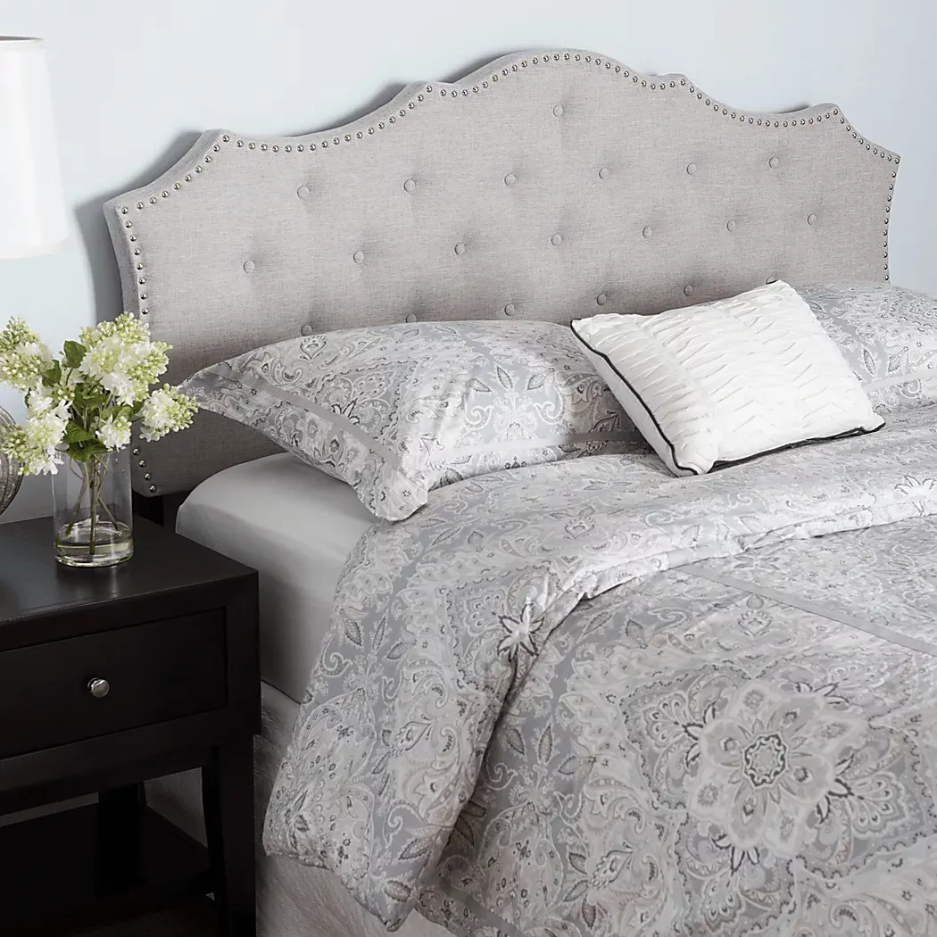 PoppletonGrayQueenUpholsteredHeadboard 2 PoppletonGrayQueenUpholsteredHeadboard