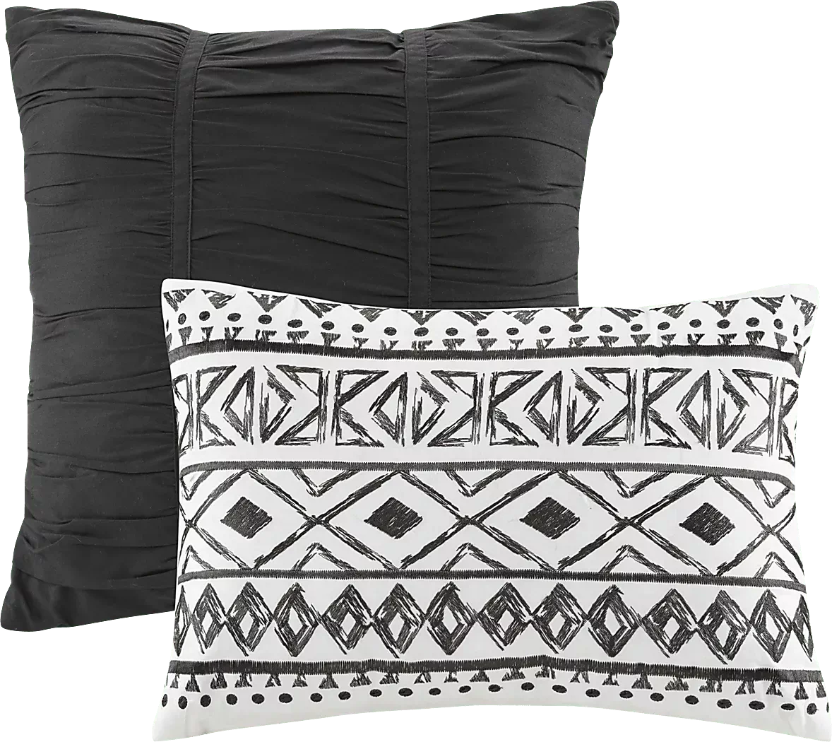 HaisleyBlack7PcQueenComforterSet 10 HaisleyBlack7PcQueenComforterSet