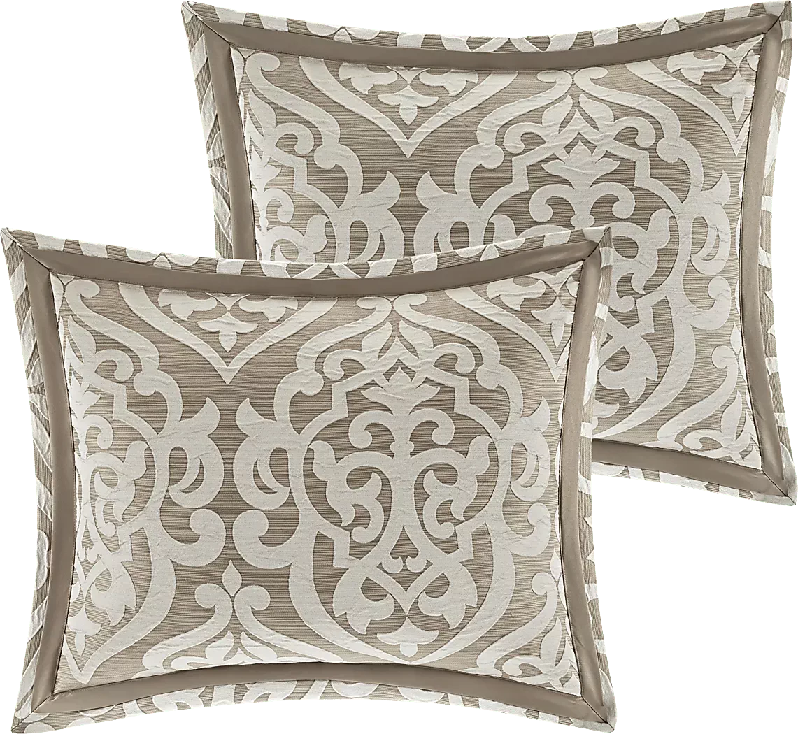 ZaidaTan8PcKingComforterSet 3 ZaidaTan8PcKingComforterSet