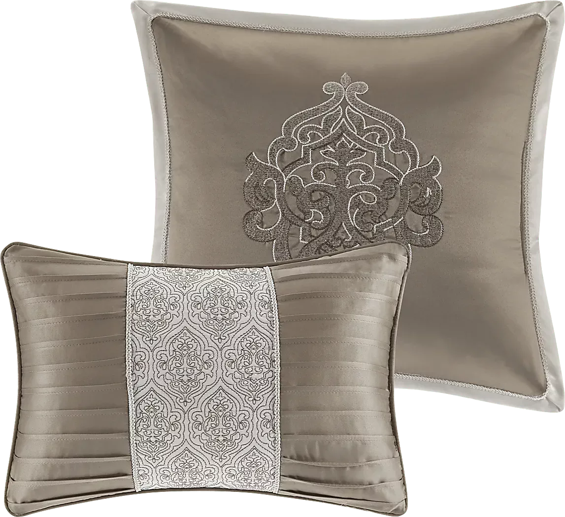 ZaidaTan8PcKingComforterSet 9 ZaidaTan8PcKingComforterSet