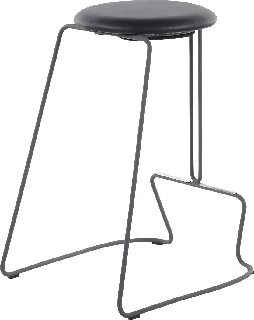 BearslideIIIBlackCounterHeightStool,Setof2 4 BearslideIIIBlackCounterHeightStool,Setof2