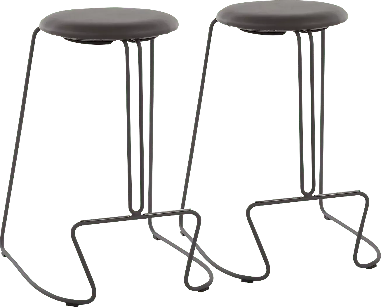 BearslideIIIGrayCounterHeightStool,Setof2 1 BearslideIIIGrayCounterHeightStool,Setof2