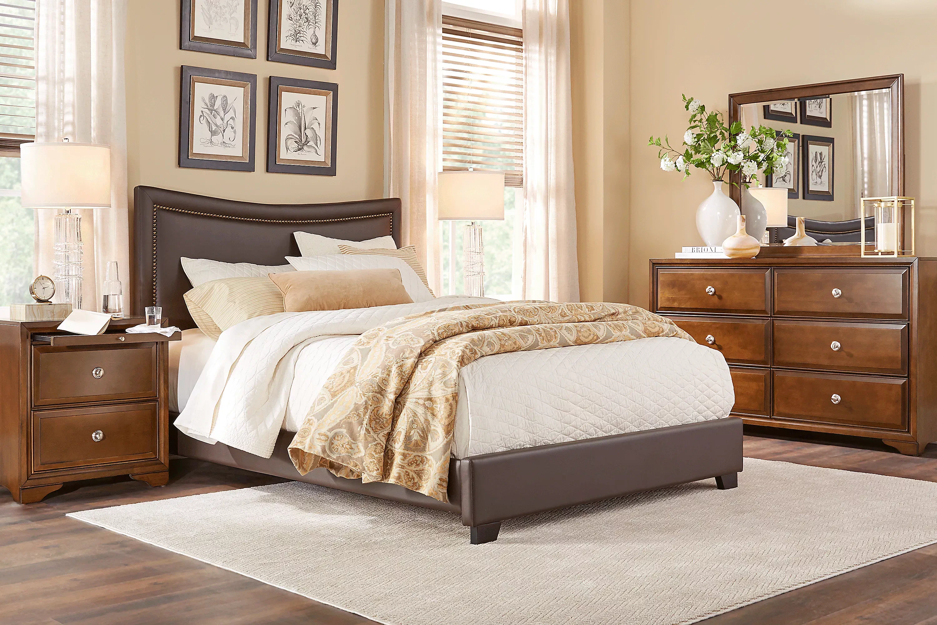 GenoaBrown3PcKingBed 2 GenoaBrown3PcKingBed