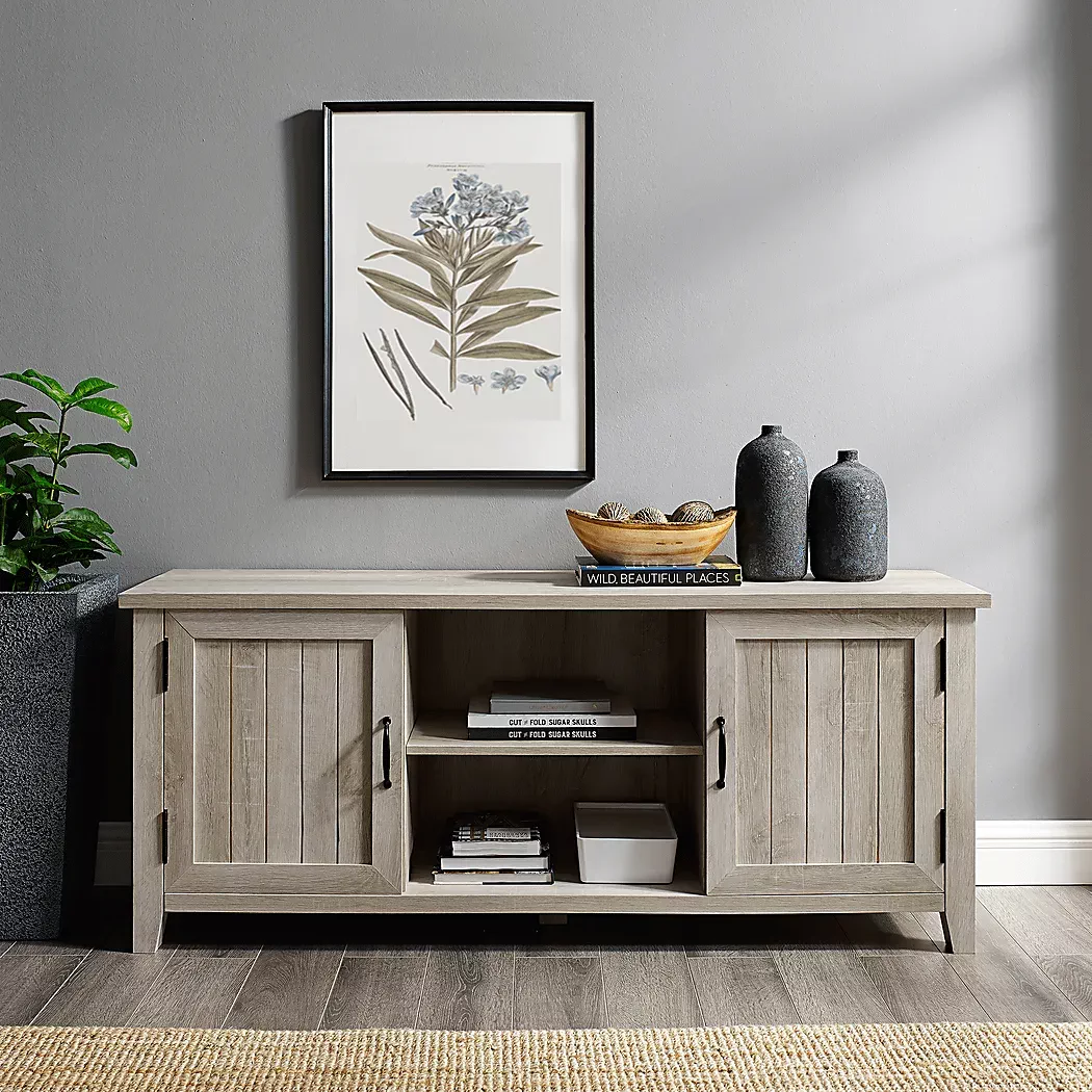 DraycottWhiteOak58in.Console 5 DraycottWhiteOak58in.Console