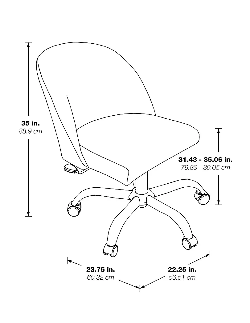 RadonnaBlackOfficeChair 10 RadonnaBlackOfficeChair