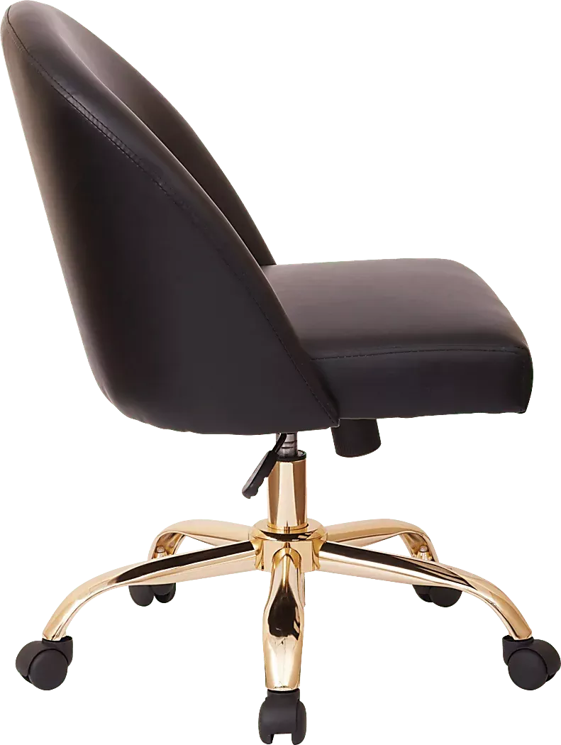 RadonnaBlackOfficeChair 2 RadonnaBlackOfficeChair