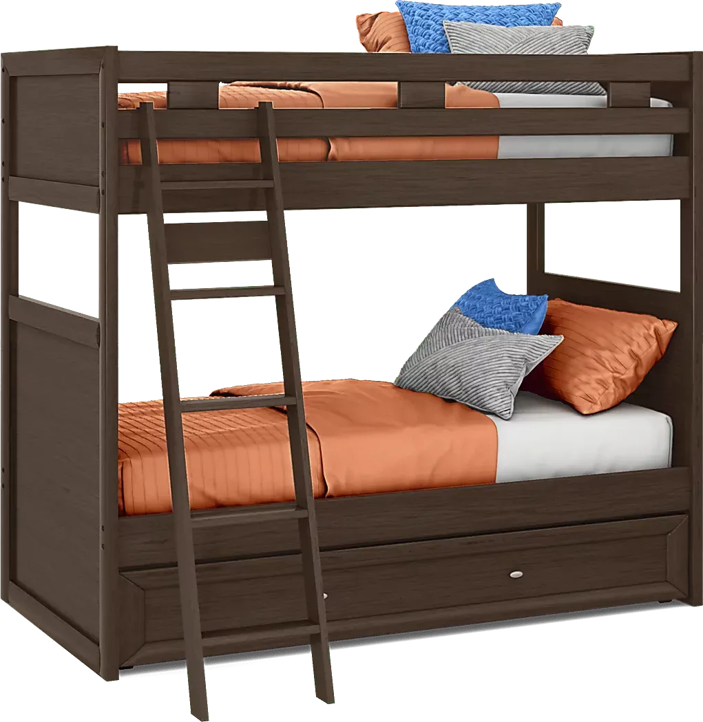 IvyLeague2.0WalnutTwin/TwinBunkBed 2 IvyLeague2.0WalnutTwin/TwinBunkBed