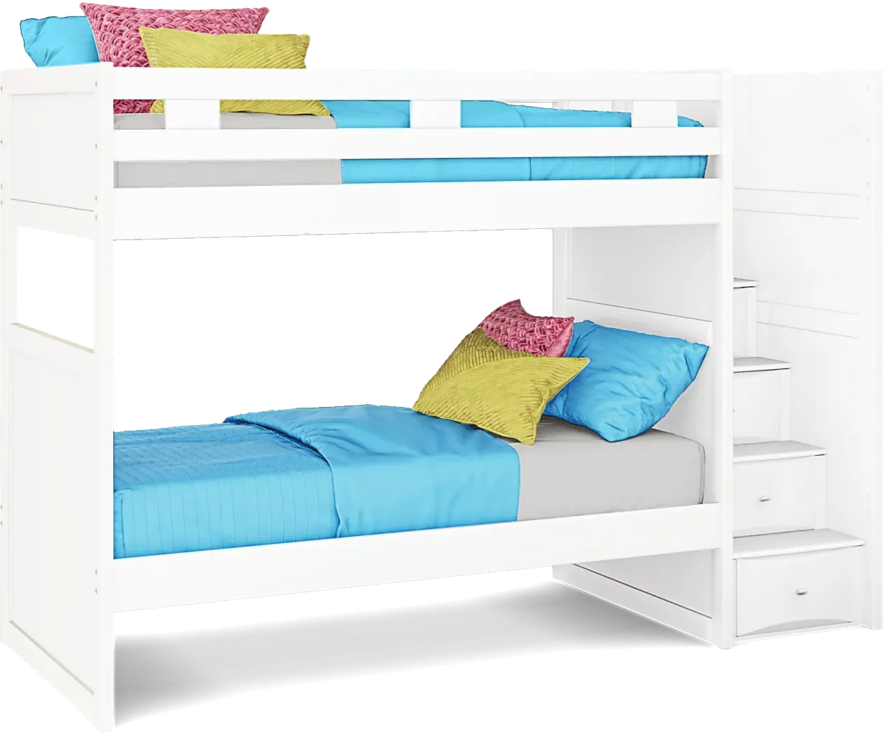 IvyLeague2.0WhiteTwin/TwinStepBunkBed 1 IvyLeague2.0WhiteTwin/TwinStepBunkBed