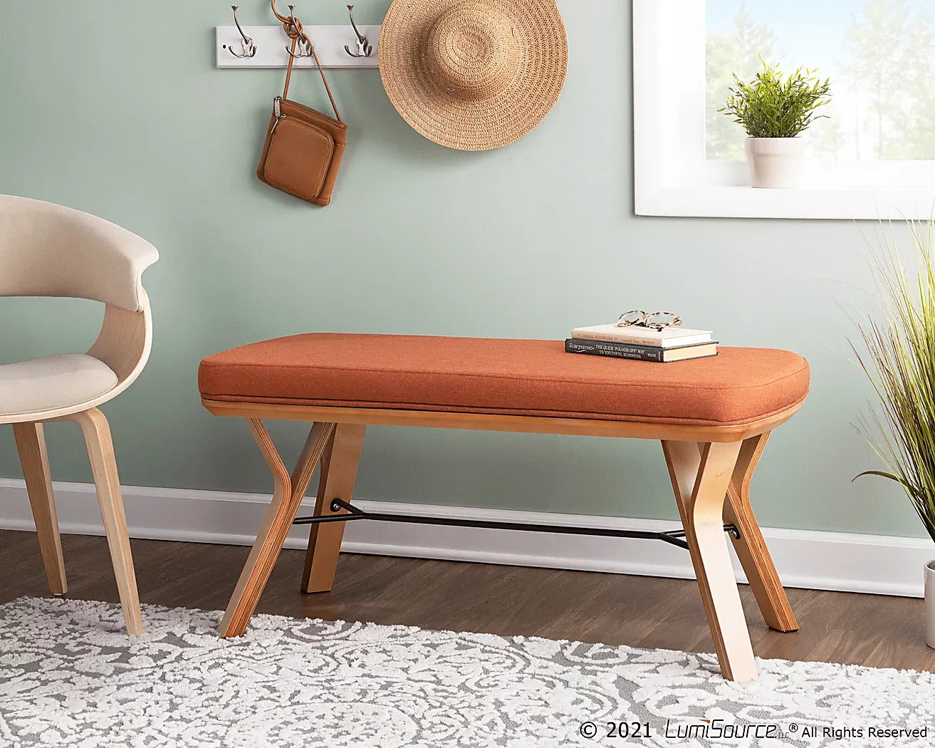 RushworthIOrangeAccentBench 7 RushworthIOrangeAccentBench
