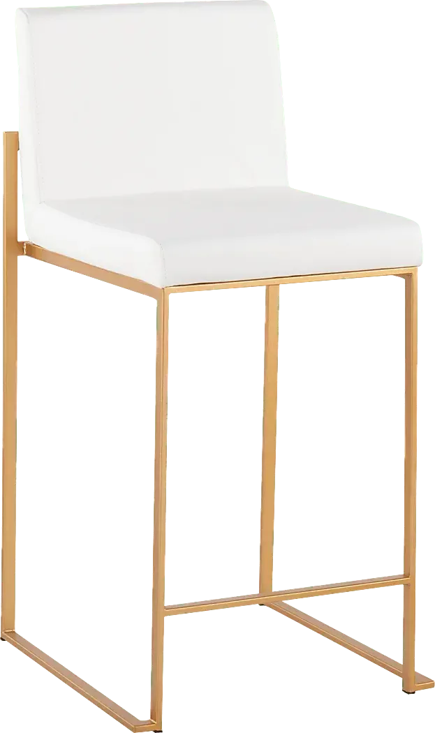 NowotnyWhiteGoldCounterHeightStoolSetof2 2 NowotnyWhiteGoldCounterHeightStoolSetof2