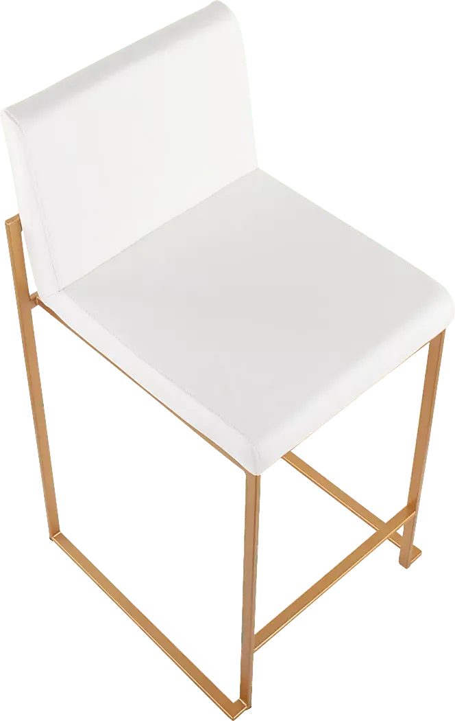 NowotnyWhiteGoldCounterHeightStoolSetof2 7 NowotnyWhiteGoldCounterHeightStoolSetof2