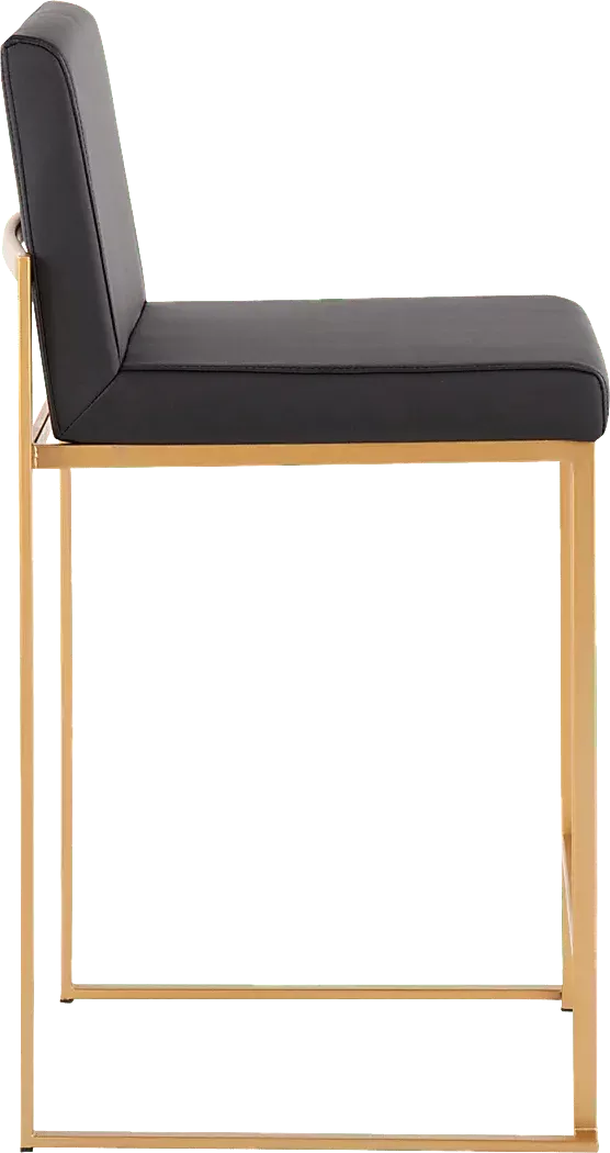 NowotnyBlackGoldCounterHeightStoolSetof2 3 NowotnyBlackGoldCounterHeightStoolSetof2