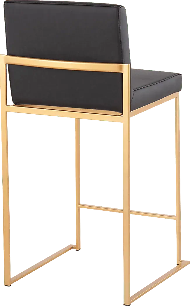 NowotnyBlackGoldCounterHeightStoolSetof2 4 NowotnyBlackGoldCounterHeightStoolSetof2