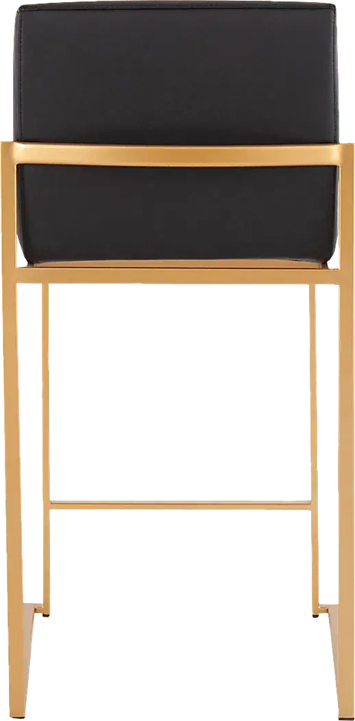 NowotnyBlackGoldCounterHeightStoolSetof2 5 NowotnyBlackGoldCounterHeightStoolSetof2