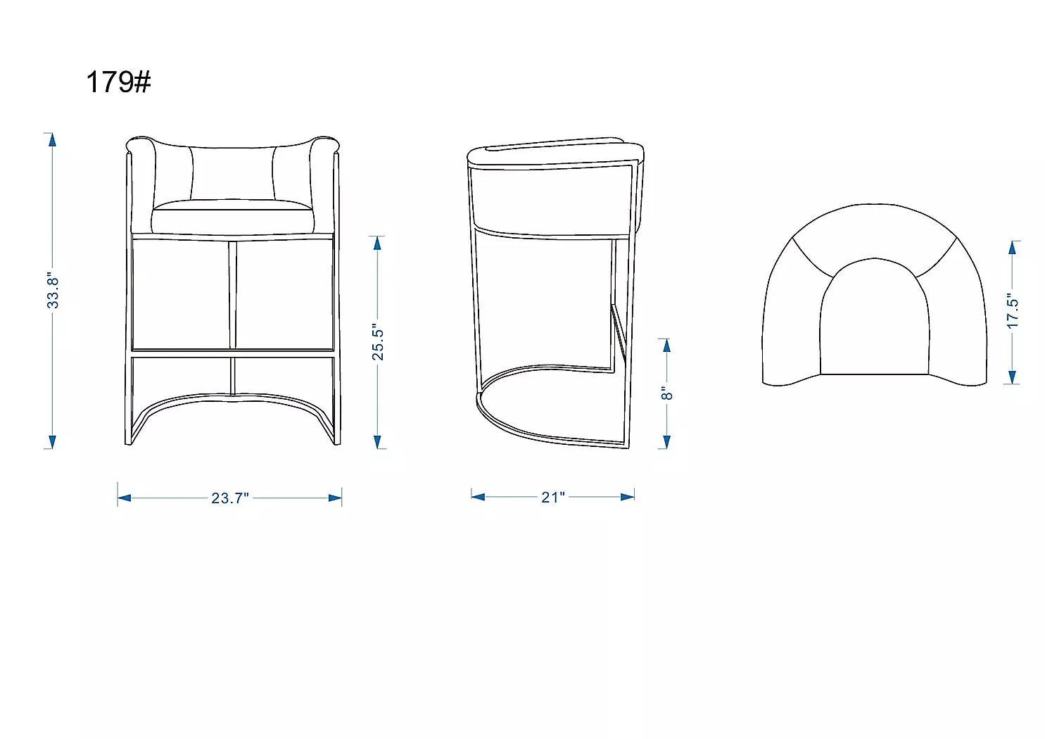 JoycestoneGrayCounterHeightStool 5 JoycestoneGrayCounterHeightStool