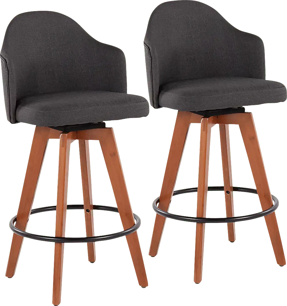 AleiahCharcoalCounterHeightStool,Setof2 1 AleiahCharcoalCounterHeightStool,Setof2