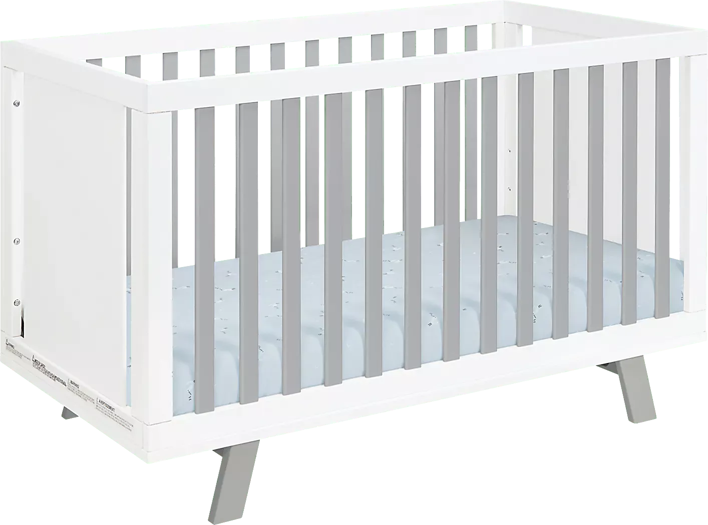 KidsDelavanWhite/GrayCrib 1 KidsDelavanWhite/GrayCrib