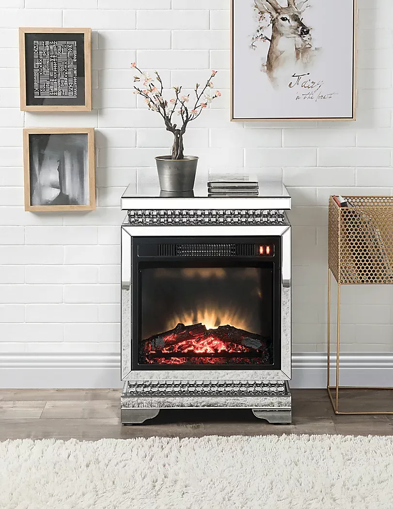 BashfordSilver21in.Console,WithElectricFireplace 2 BashfordSilver21in.Console,WithElectricFireplace