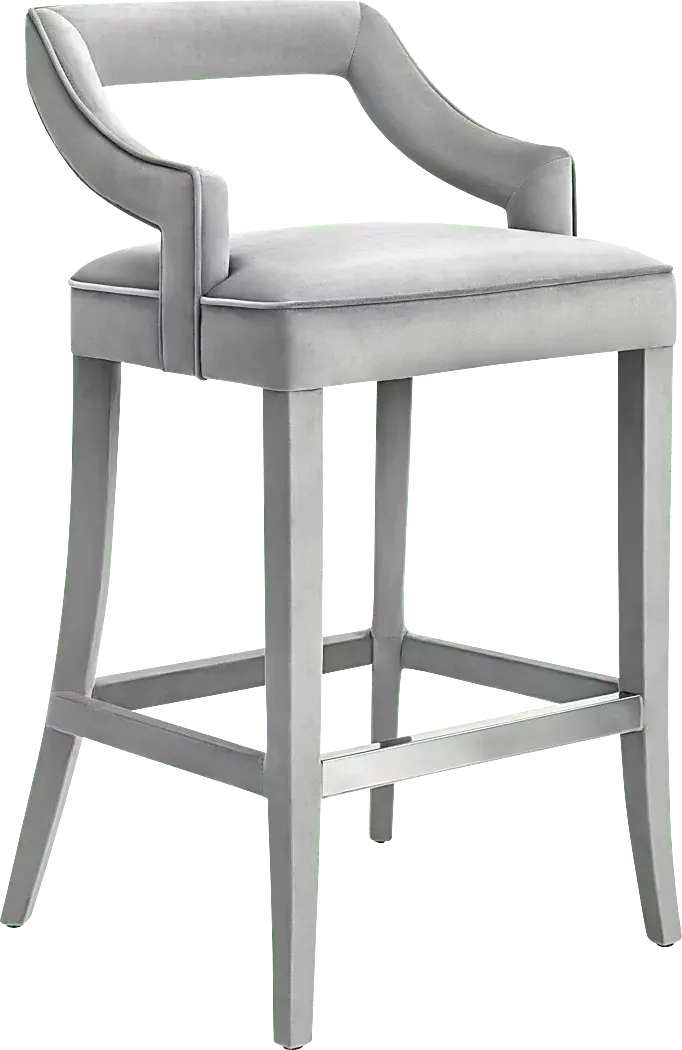 LenorelleGrayCounterHeightStool 1 LenorelleGrayCounterHeightStool