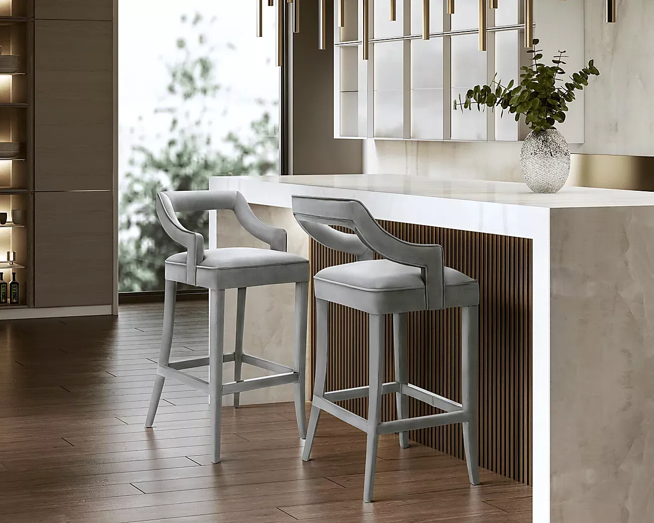 LenorelleGrayCounterHeightStool 6 LenorelleGrayCounterHeightStool