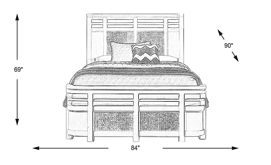 GoldenIslesWhite3PcKingPanelBed 4 GoldenIslesWhite3PcKingPanelBed