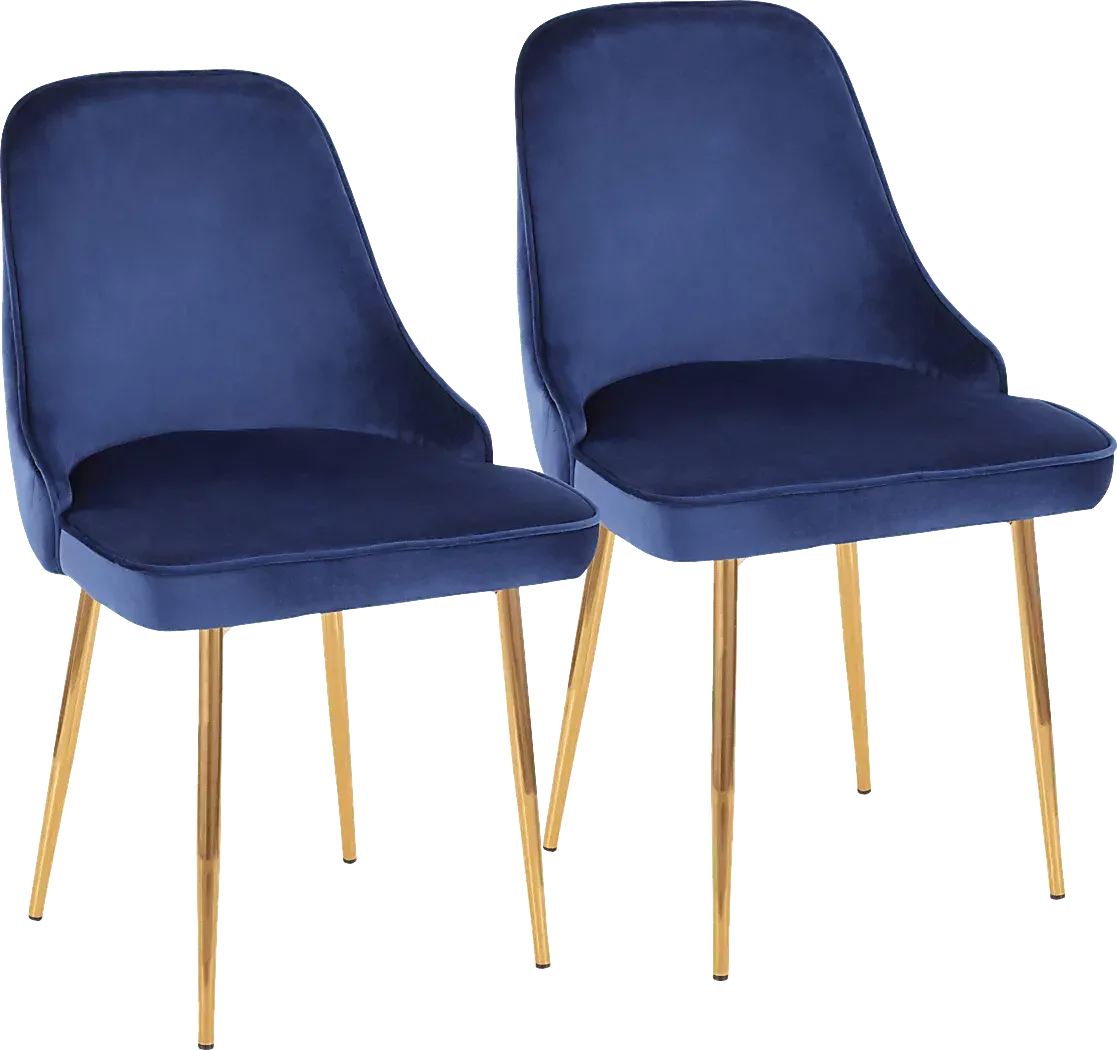ClovisBlueDiningChair,Setof2
